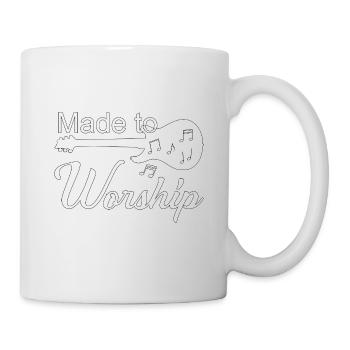 Christliches Design für die Anbetung - Tasse - Weiß - Rechts