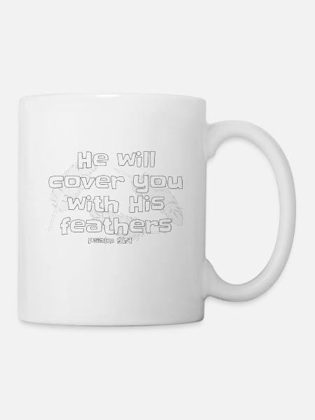 Christliches Design wird er Sie mit seinem - Tasse - Weiß