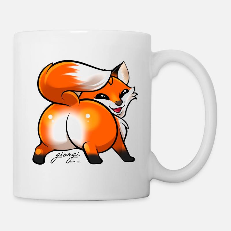Fox Twerk - Tasse - Weiß