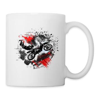 Motocross, Motocrosser, Gift Idea - Mug - white - Right