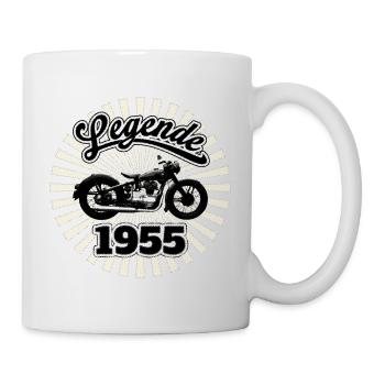 Motorrad Legende 1955 DDR - Tasse - Weiß - Rechts