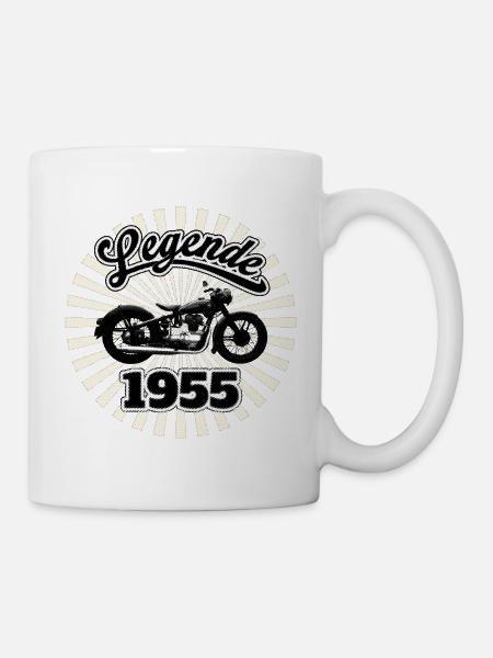 Motorcycle Legend 1955 GDR - Mug - white