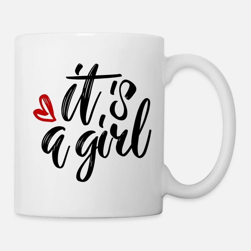 sa fille est une fille enceinte - Mug blanc - blanc