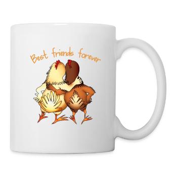 Meilleurs amis pour la vie - Mug blanc - blanc - Droite