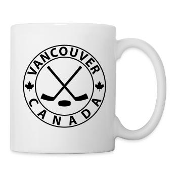 Vancouver Eishockey - Tasse - Weiß - Rechts