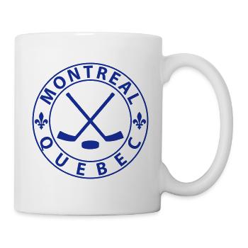 Montreal Eishockey - Tasse - Weiß - Rechts