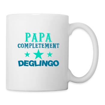 Papa completement deglingo - Mug blanc - blanc - Droite