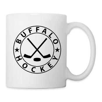 Buffalo Eishockey - Tasse - Weiß - Rechts