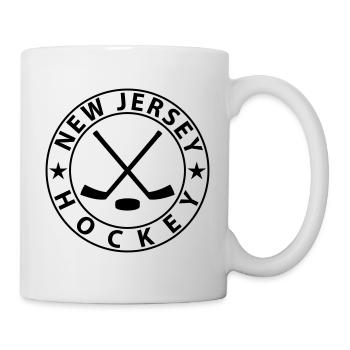 New Jersey Eishockey - Tasse - Weiß - Rechts