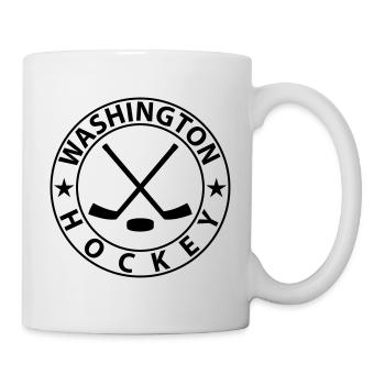 Washington Eishockey - Tasse - Weiß - Rechts