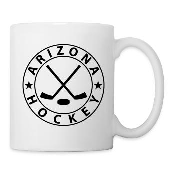 Arizona Eishockey - Tasse - Weiß - Rechts
