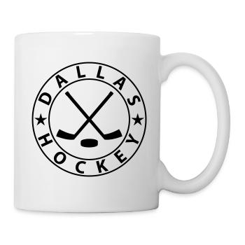 Dallas Eishockey - Tasse - Weiß - Rechts