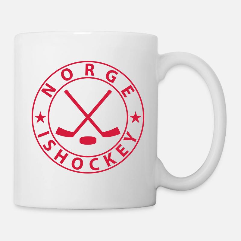 Norwegen Eishockey - Tasse - Weiß