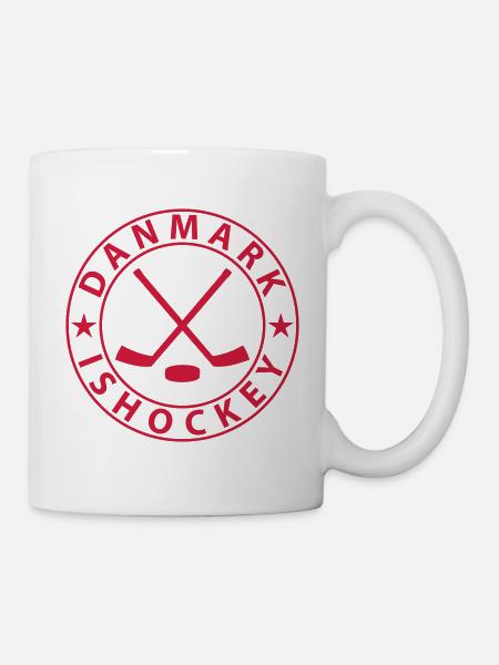 Dänemark Eishockey - Tasse - Weiß