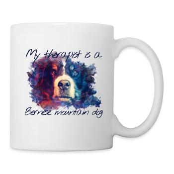 Berner Sennenhund - Tasse - Weiß - Rechts