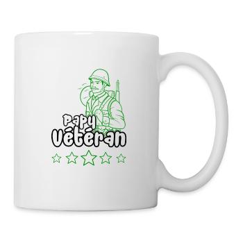 Papy vétéran - Mug blanc - blanc - Droite