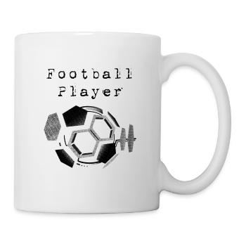 Football Player - joueur de foot cadeau graphique - Mug blanc - blanc - Droite