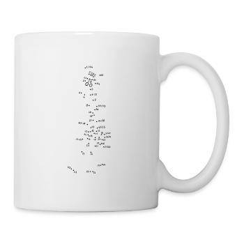 Connecting Points Spiel - Tier Giraffe - Tasse - Weiß - Rechts