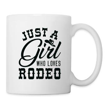 Just A Girl Who Loves Rodeo - Mug - white - Right