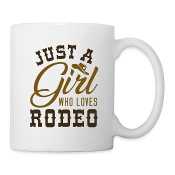Just A Girl Who Loves Rodeo - Mug - white - Right