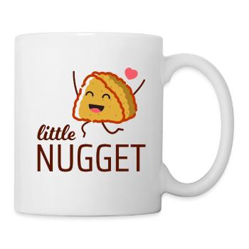 Little Chicken Nugget Fast Food Funny Saying - Mug - white - Right