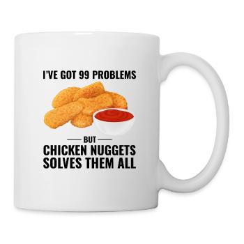 Chicken Nuggets Fast Food Funny Saying - Mug - white - Right