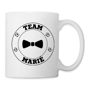 Team Marié Football - Mug blanc - blanc - Droite