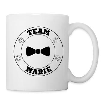 Team Marié Basket - Mug blanc - blanc - Droite
