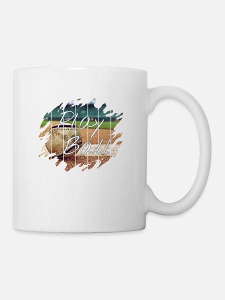 Ball spielen - Tasse - Weiß
