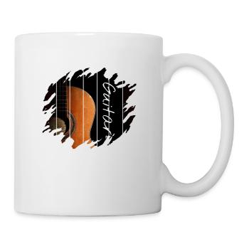 Guitare - Mug blanc - blanc - Droite