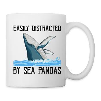 Whale Whales Ocean Sea Marine Biologist Diving Divers - Mug - white - Right