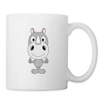 NASHORN - TIER - KIND - BABY - LIKE - LIKEN - Tasse - Weiß - Rechts