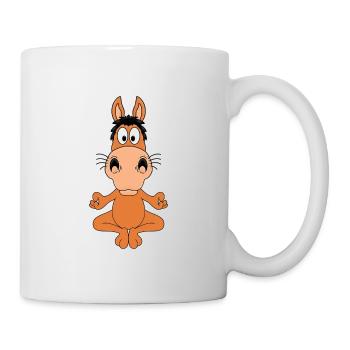 PFERD - YOGA - PILATES - TIER - KIND - BABY - Tasse - Weiß - Rechts