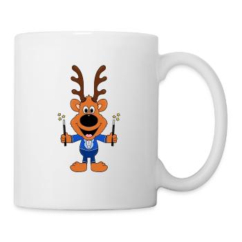 ZAUBERER - ZAUBERN - MAGIE - ZAUBERKASTEN - REH - Tasse - Weiß - Rechts