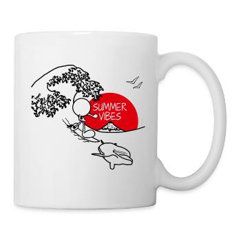Summer Vibes Plain Doddle - Mug - white - Right