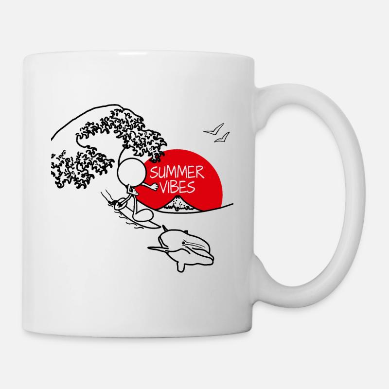 Summer Vibes Plain Doddle - Tasse - Weiß