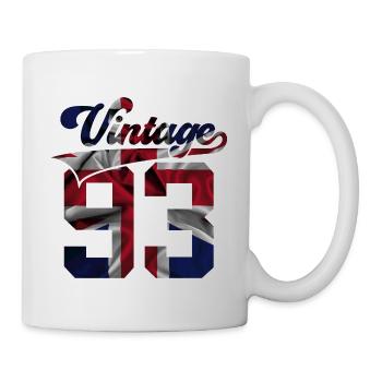 33RD BIRTHDAY UK VINTAGE 1993 - Mug - white - Right