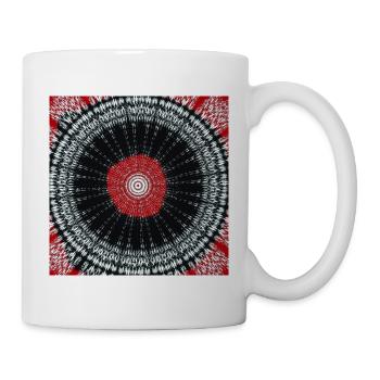 Mandala - Tasse - Weiß - Rechts