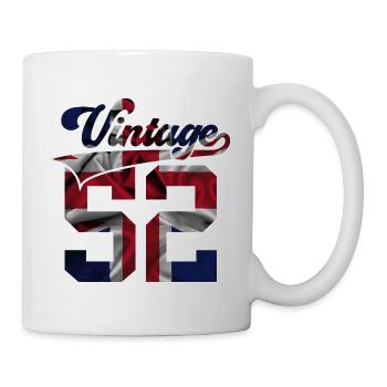 74TH BIRTHDAY UK VINTAGE 1952 - Mug - white - Right