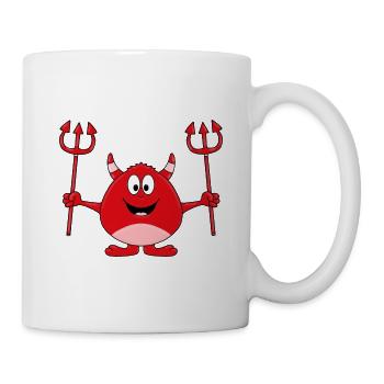 TEUFEL - HÖLLE - KIND - BABY - Tasse - Weiß - Rechts