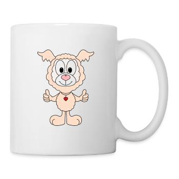 LAMA - ALPAKA - TIER - KIND - BABY - Tasse - Weiß - Rechts