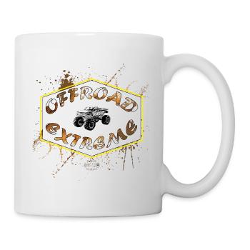 OFFROAD EXTREME Monster Truck - Tasse - Weiß - Rechts