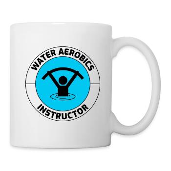 Wassergymnastik Instruktor Aquatic Fitness Trainer - Tasse - Weiß - Rechts