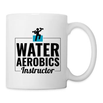 Wassergymnastik Instruktor Aquatic Fitness Trainer - Tasse - Weiß - Rechts