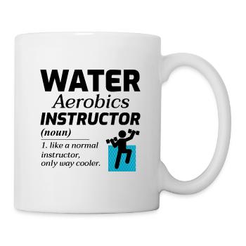 Wassergymnastik Instruktor Aquatic Fitness Trainer - Tasse - Weiß - Rechts