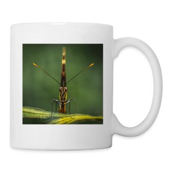 Butterfly shot from nature - Mug - white - Right