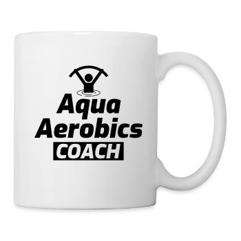 Wasser Aqua Aerobic Coach Aquatic Fitness Trainer - Tasse - Weiß - Rechts