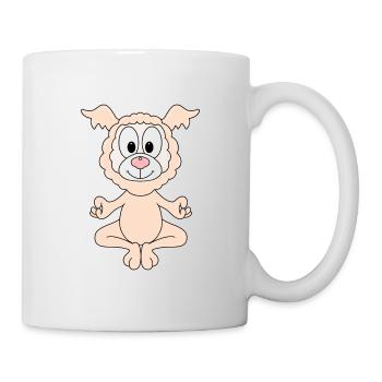 LAMA - YOGA - PILATES - LIEBE - TIER - KIND - BABY - Tasse - Weiß - Rechts