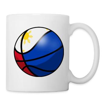 Philippines Filipino Flag Basketball I Cadeau - Mug blanc - blanc - Droite
