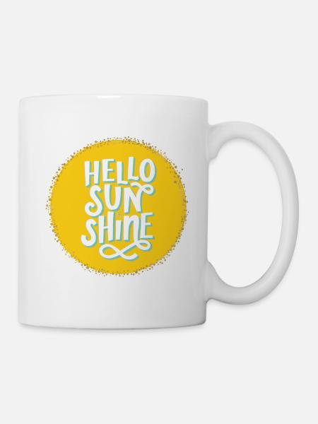 Hello Sunshine - Tasse - Weiß